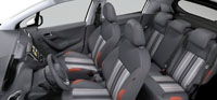 Intérieur Maille Rayul Corail Peugeot 208