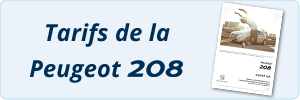 Tarifs Peugeot 208