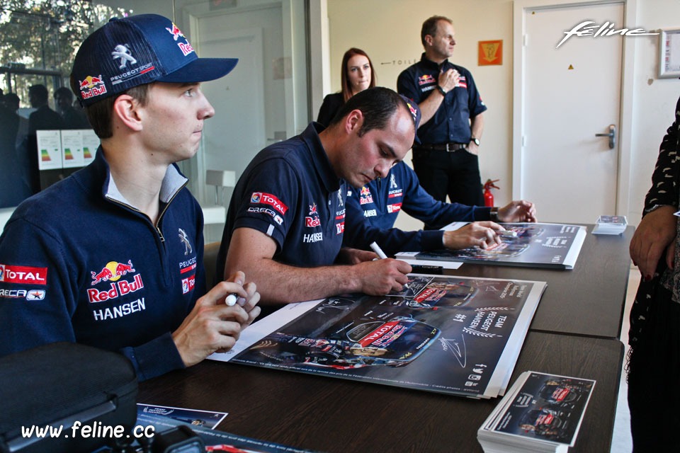 Timmy Hansen et Davy Jeanney - Team Peugeot Hansen