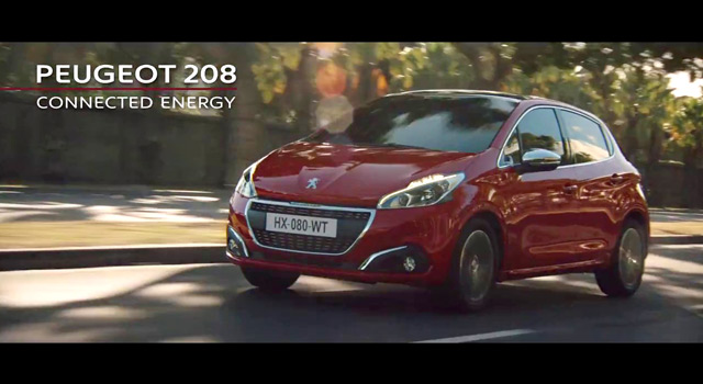 Publicité TV Peugeot 208 restylée – « Connected Energy » (30s) – 2017