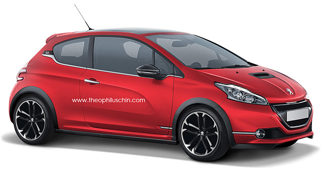 De nouveaux photomontages de la Peugeot 208 GTi !