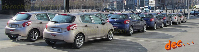 Présentation Peugeot 208 à Barcelone (Espagne)