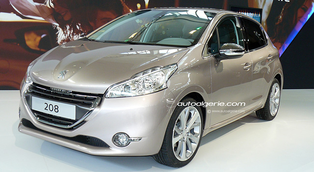 La Peugeot 208 au Salon d'Alger 2012