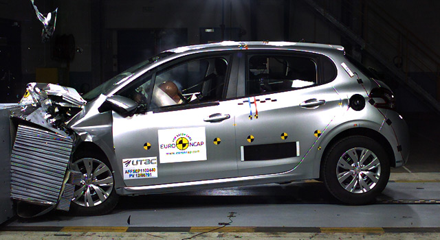 La Peugeot 208 décroche 5 étoiles au crash test Euro NCAP !