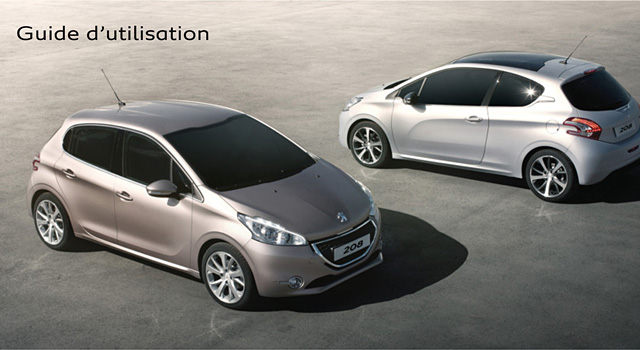 Guide d'utilisation de la Peugeot 208