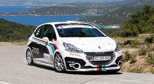 La Peugeot 208 R2 au Rallye du Var (23-25 novembre 2012) : la 208 Rally Cup remplacera en 2013 le Volant 207