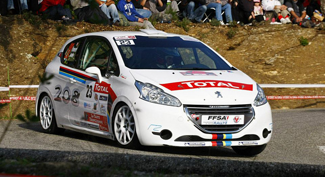 La Peugeot 208 R2 domine la catégorie R2 au Rallye du Var (23-25 novembre 2012)