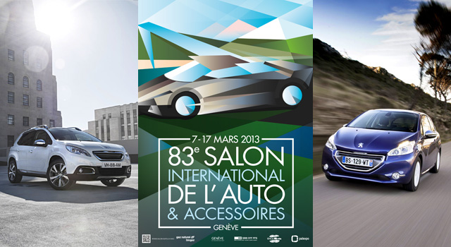 Les Peugeot 208 et 2008, stars du Salon de Genève 2013 !