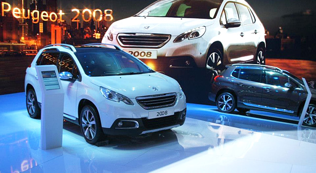 Les Peugeot 2008 et Peugeot 208 au Salon de Genève 2013