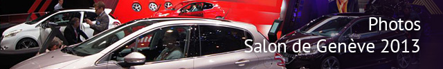 Photos Peugeot 208 et 2008 Salon de Genève 2013