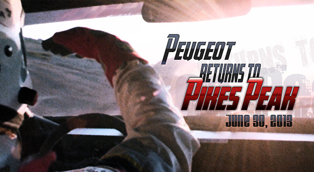 Officiel : Sébastien Loeb sur Peugeot 208 T16 Pikes Peak le 30 juin 2013 !
