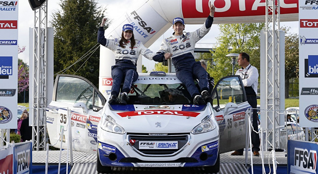 Peugeot 208 Rally Cup France – Résultats Rallye Limousin : 10-11 mai 2013 (2/7)