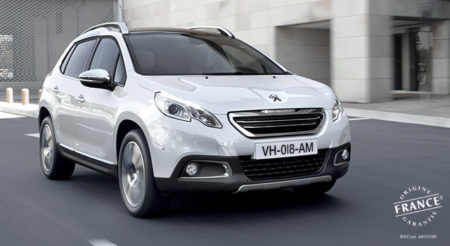 La Peugeot 2008 obtient le label « Origine France Garantie »