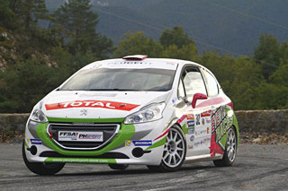 Peugeot 208 Rally Cup France - Résultats Rallye d'Antibes : 12-13 octobre 2013 (6/7)