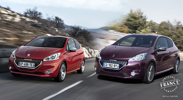 Peugeot 208 GTi et 208 XY - Origine France Garantie