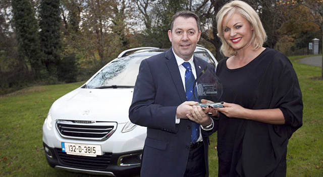 Peugeot 2008, voiture de l'année 2014 (Irlande)