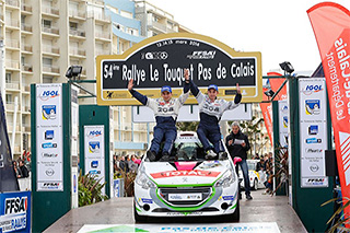Peugeot 208 Rally Cup - Résultats Rallye du Touquet : 14-15 mars 2014 (1/8)