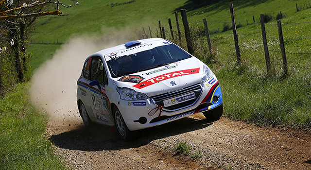 Peugeot 208 Rally Cup - Résultats Rallye Terre des Causses : 5-6 avril 2014 (2/8)