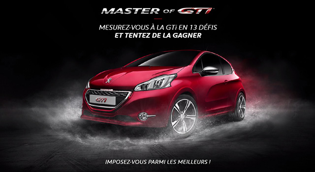 Jeu concours Peugeot 208 GTi