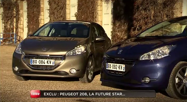 Présentation de la Peugeot 208 par Turbo (M6)