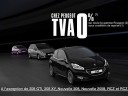 Publicité Peugeot 208 – Sensations uniques – TVA 0% (30s) – 2014
