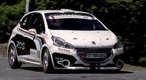 La Peugeot 208 R2 au Tour de Corse 2012