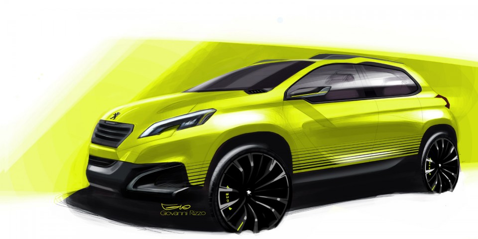 Sketch Peugeot 2008 Concept 1-007