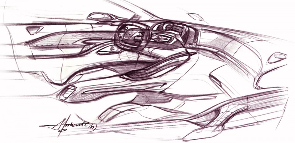 Sketch intérieur Concept Peugeot HR1 (2010) 038