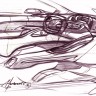 Sketch intérieur Concept Peugeot HR1 (2010) 038