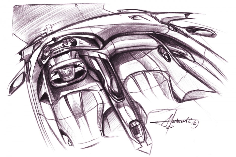 Sketch habitacle Concept Peugeot HR1 (2010) 039