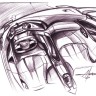 Sketch habitacle Concept Peugeot HR1 (2010) 039