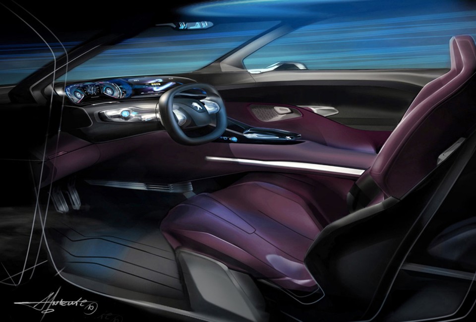 Sketch habitacle Concept Peugeot HR1 (2010) 043