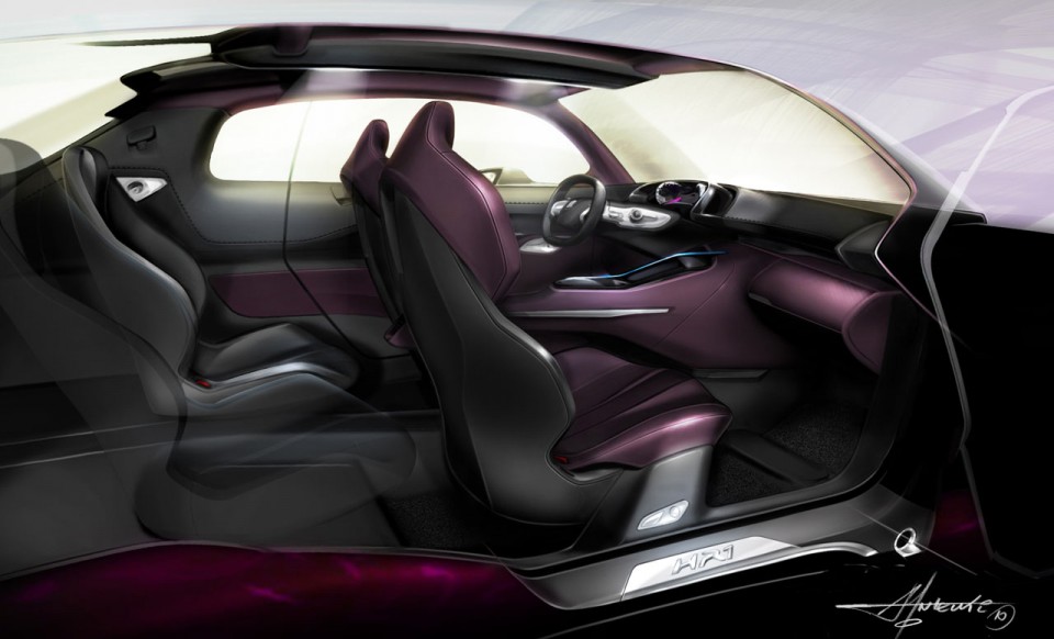 Sketch coupe Concept Peugeot HR1 (2010) 044