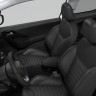 Sièges Intérieur mi-TEP maille 3D Ekmet noir/gris Peugeot 208 Allure et Féline (3 portes)