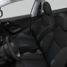 Sièges Intérieur maille 3D Ekmet Mistral bleu Peugeot 208 Allure (5 portes)