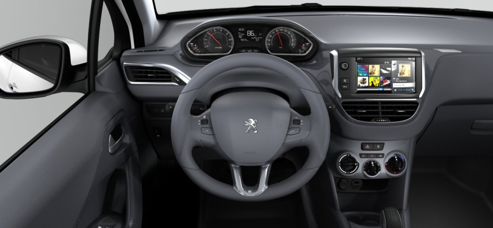 Tableau de bord Intérieur maille Rayul Corail Peugeot 208 Active (3 et 5 portes) 