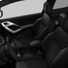 Intérieur Mi-cuir Club Nappa/Alcantara Loze Noir Mistral Peugeot 208 XY