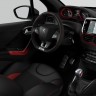 Intérieur Mi-cuir Club Nappa Maille Caro Noir Mistral Peugeot 208 GTi (3 portes)