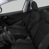 Sièges Intérieur tissu Curve noir mordoré Peugeot 208 Active (3 et 5 portes)