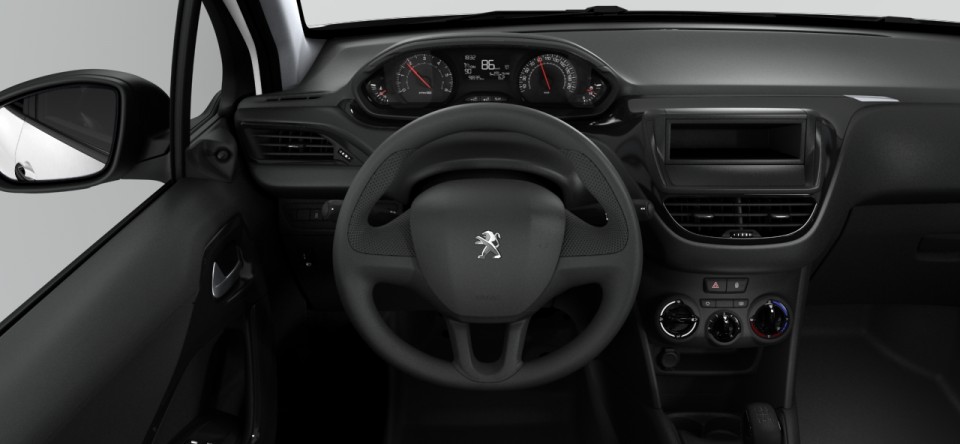 Tableau de bord Intérieur tissu Etnical noir Mistral Peugeot 208 Access (3 et 5 portes) 