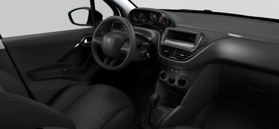 Intérieur tissu Etnical noir Mistral Peugeot 208 Access (3 et 5 portes) 