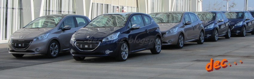 Présentation Peugeot 208 Espagne Barcelone 2012 002