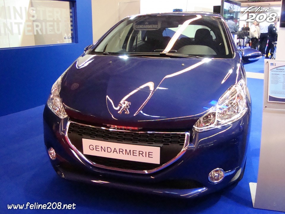 Peugeot 208 Gendarmerie Bleu Virtuel 1.4 HDi 68 - Mondial de Paris 2012 - 9-001