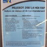Fiche technique Peugeot 208 Gendarmerie Bleu Virtuel 1.4 HDi 68 - Mondial de Paris 2012 - 9-004