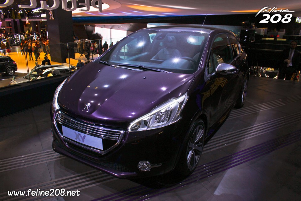 Peugeot 208 XY 1.6 THP 155 Purple Night - Mondial de Paris 2012 - 8-001