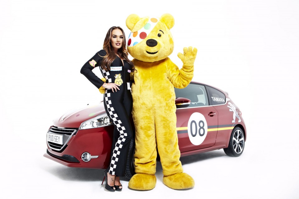 Tamara Ecclestone, Pudsey et la Peugeot 208 - Pudsey's Dream Wheels 2012 - 1-002