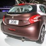 Vue arrière Peugeot 208 Premier Rouge Noir Satiné - Salon de Sao Paulo 2012 - 2-006