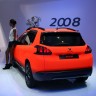 3/4 arrière Peugeot 2008 Orange cuivré mat - Salon de Genève 2013 - 1-006