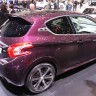 3/4 arrière Peugeot 208 XY Purple Night - Salon de Genève 2013 - 1-004