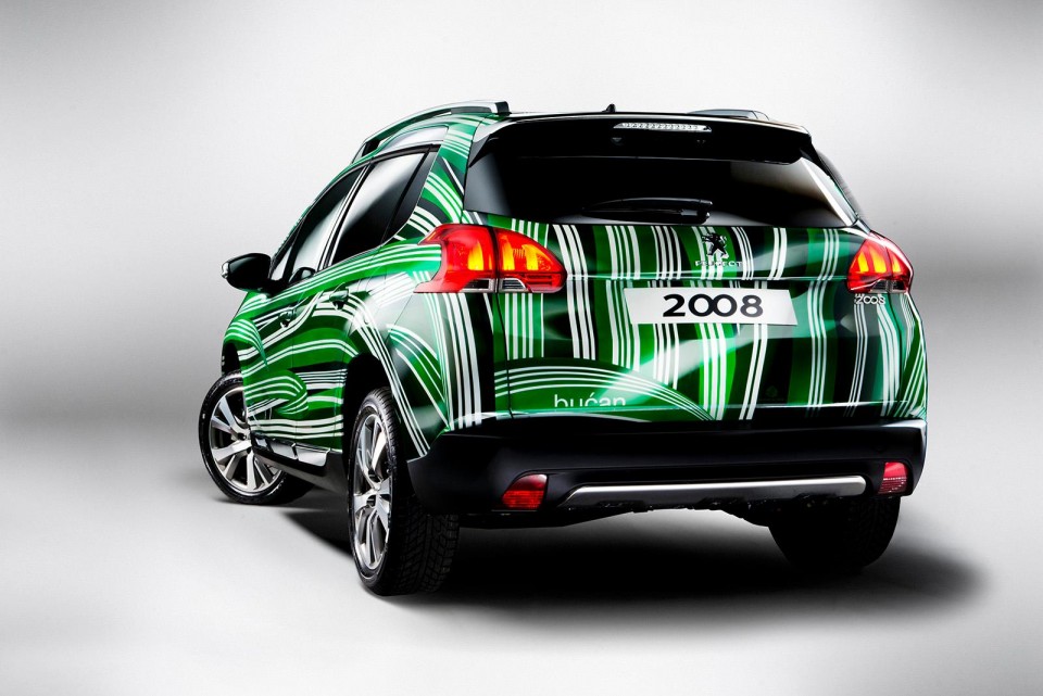 3/4 arrière Peugeot 2008 Protiv Mina (2013) - 1-015